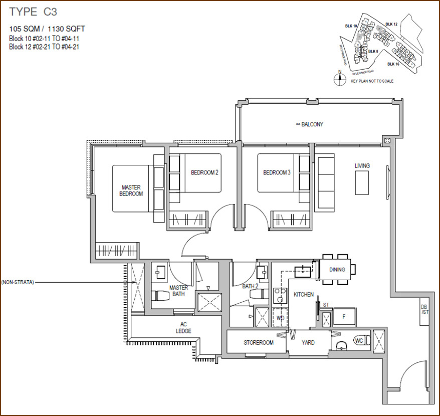 Mayfair Gardens Floor Plan 61234567 Singapore